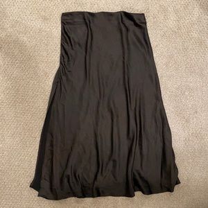 Black Silk Skirt